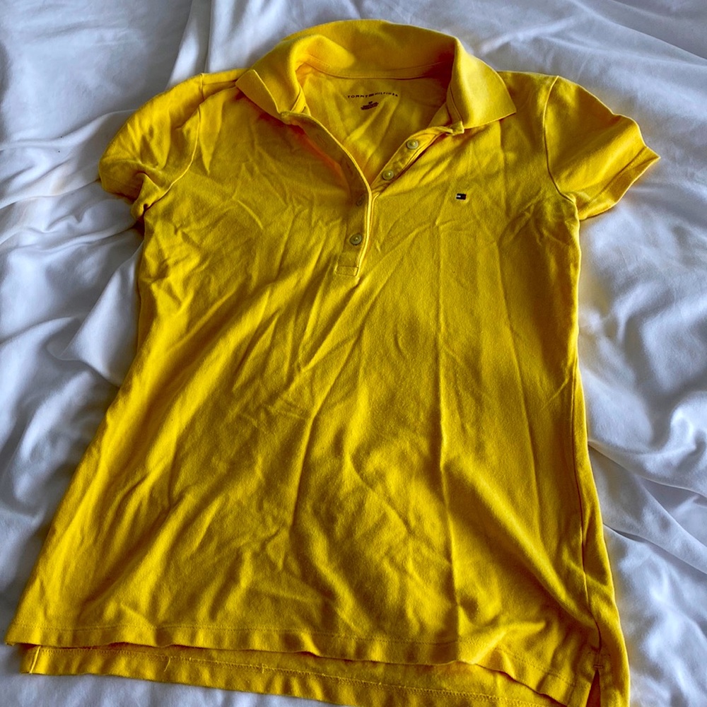 Tommy Hilfiger polo, bright yellow!